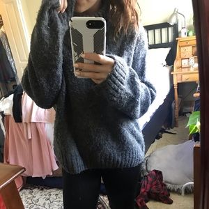 Oversized grey sweater